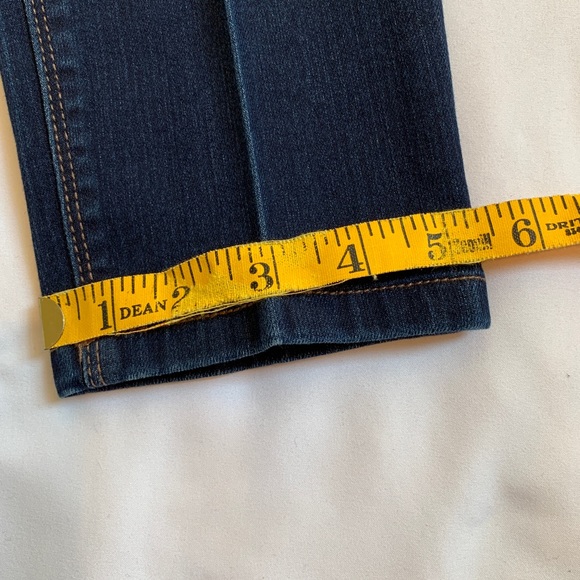 White House Black Market WHBM Dark Denim Jean Sz 4 - Picture 5 of 6